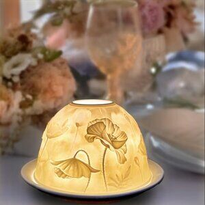 Poppy Flower Fairy Lamp Lithophane